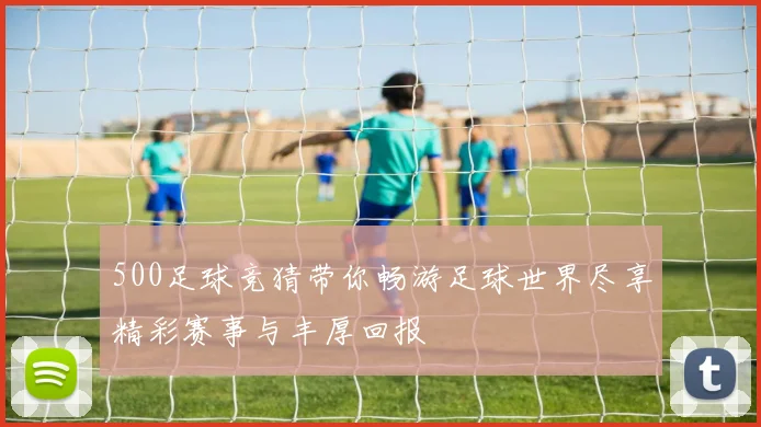500足球竞猜带你畅游足球世界尽享精彩赛事与丰厚回报